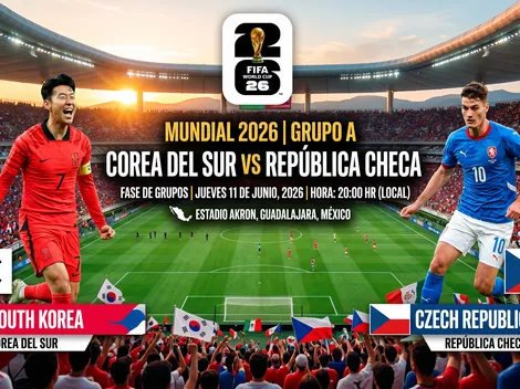 Corea del Sur vs. República Checa: minuto a minuto por el Mundial 2026