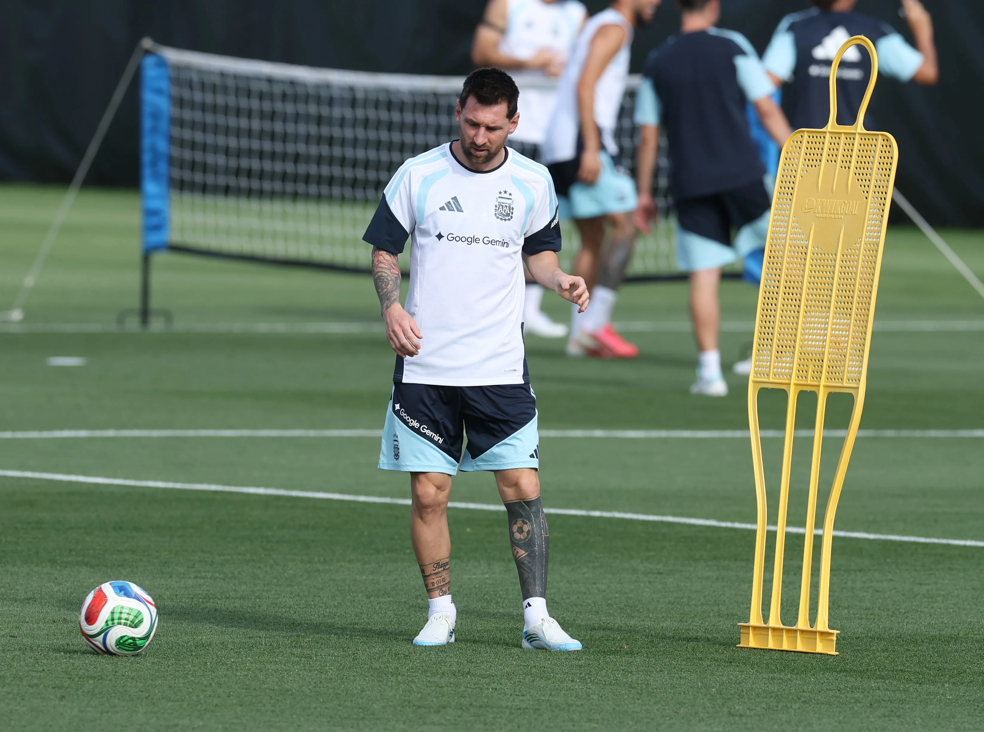 Lionel Messi es la figura de Argentina. (Photo by Richard Pelham/Getty Images)