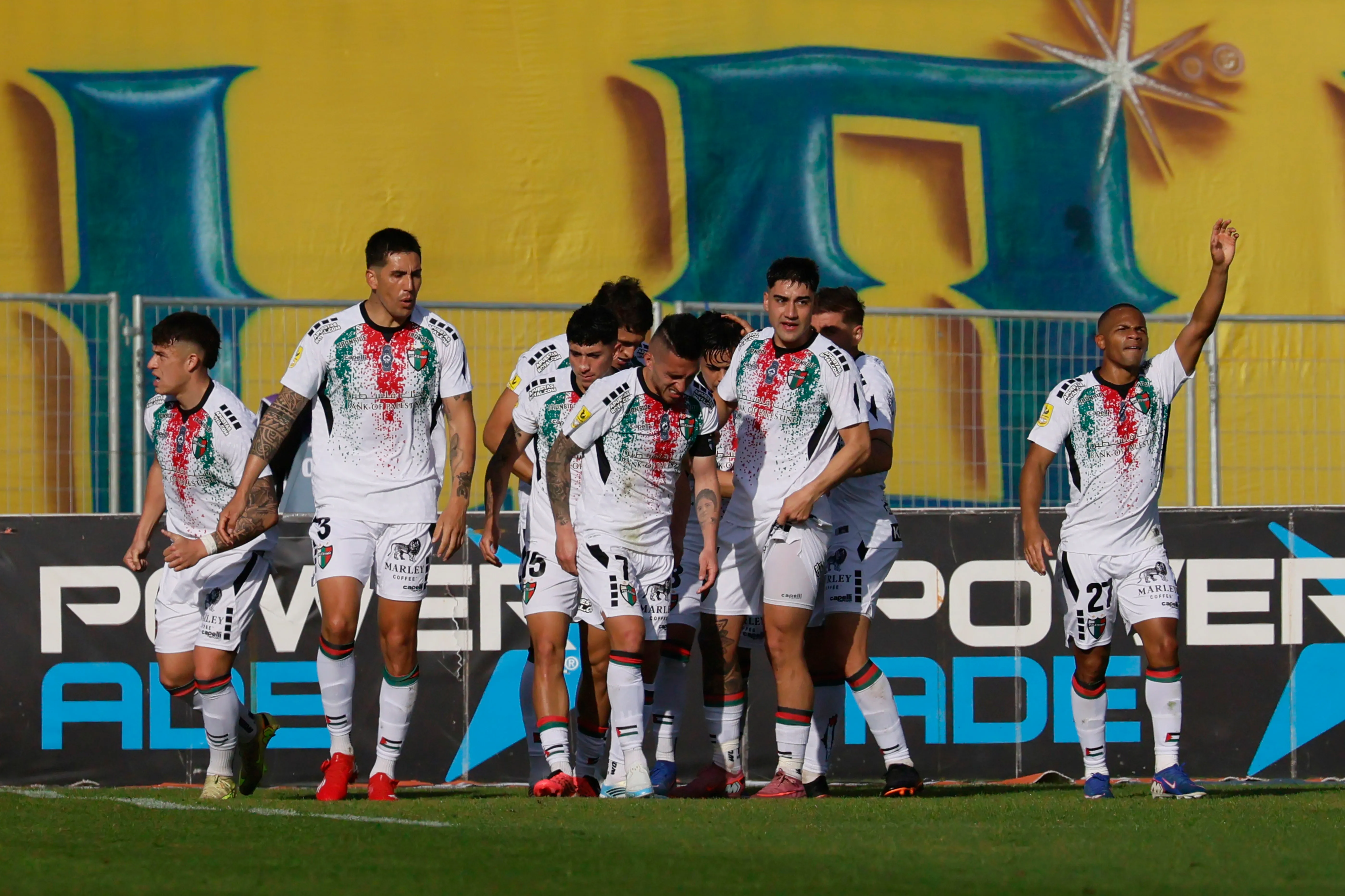 Palestino ganó un partido clave en Viña del Mar. Foto: Sebastian Cisternas/Photosport