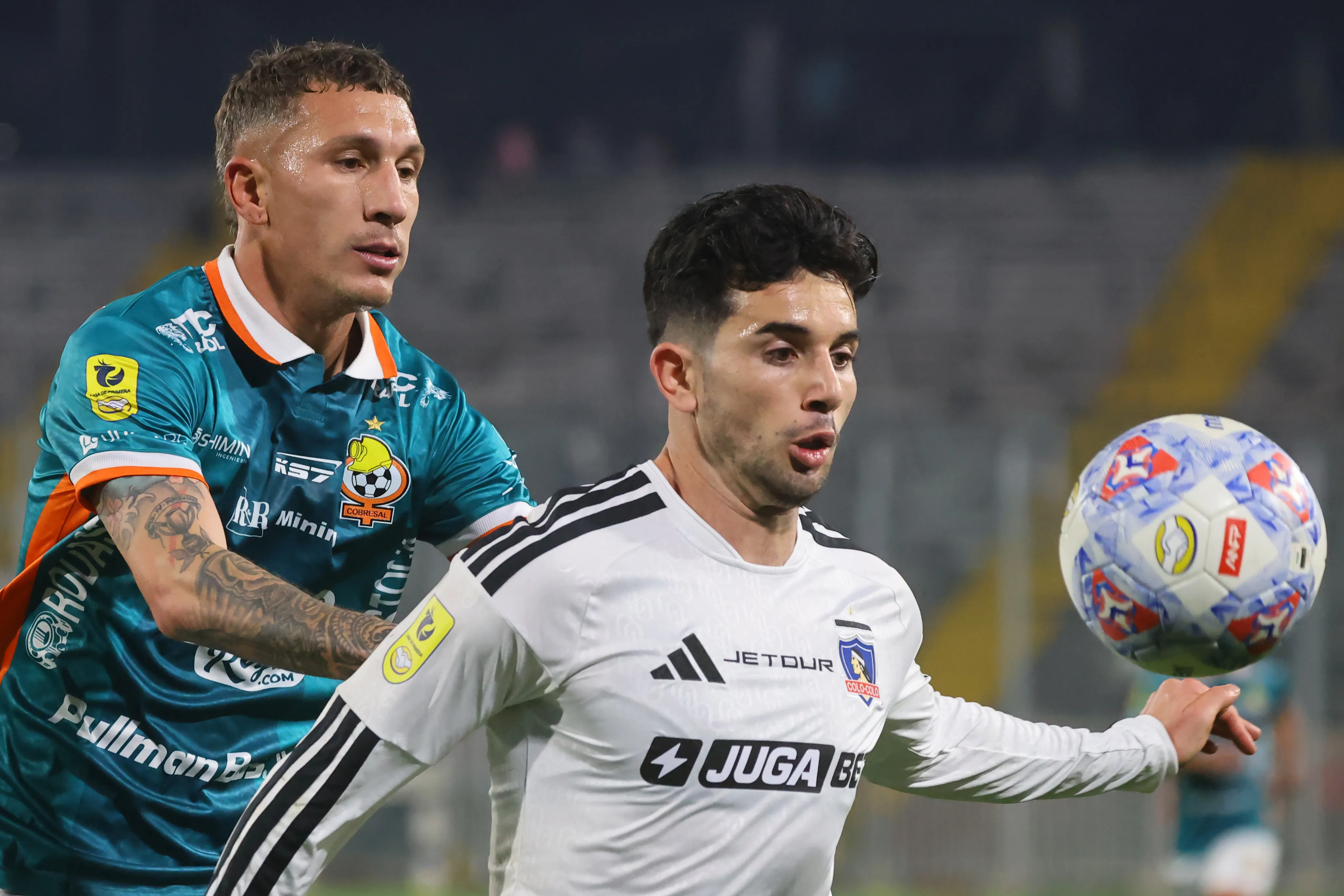Pastrán empieza a encontrar su mejor nivel en Colo Colo. Imagen: Photosport