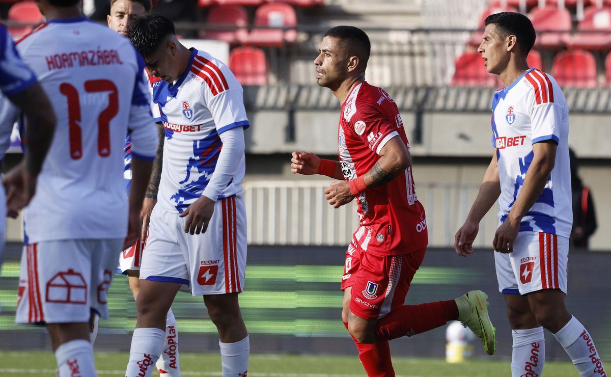 Tabla: U de Chile se complica contra La Calera, se complica sola y la complica el árbitro