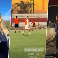 Alexandra Litninova sorprende con visita a Tocopilla junto a Alexis Sánchez