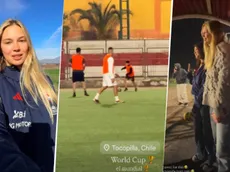 Alexandra Litninova sorprende con visita a Tocopilla junto a Alexis Sánchez