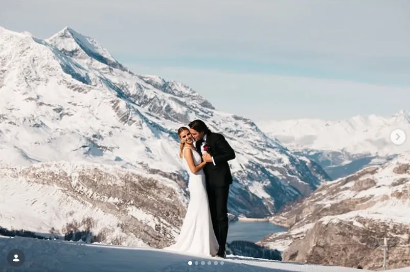 Axelle Despiegalaere se casó en la nieve y tiene una hija.