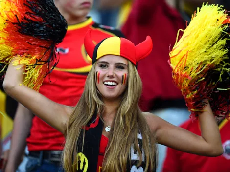 La hincha de Bélgica que se hizo famosa y "desapareció" funada