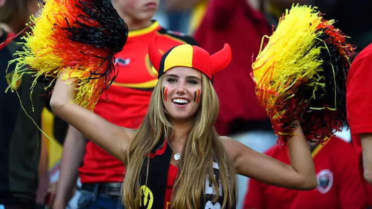 Axelle Despiegelaere, la hincha de Bélgica que se hizo viral en Brasil 2014.