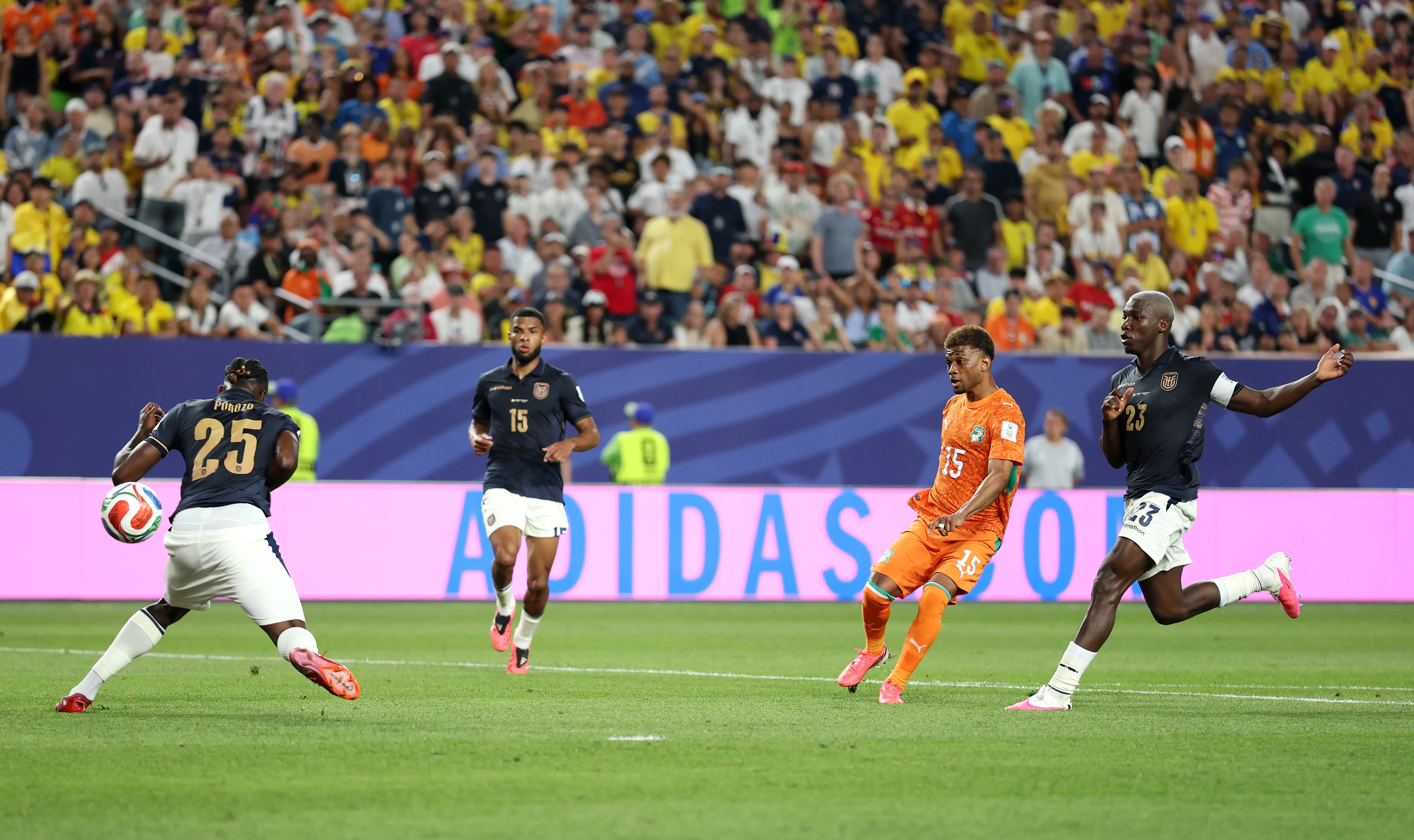 Amad Diallo marcó el único tanto ante Ecuador | Getty Images