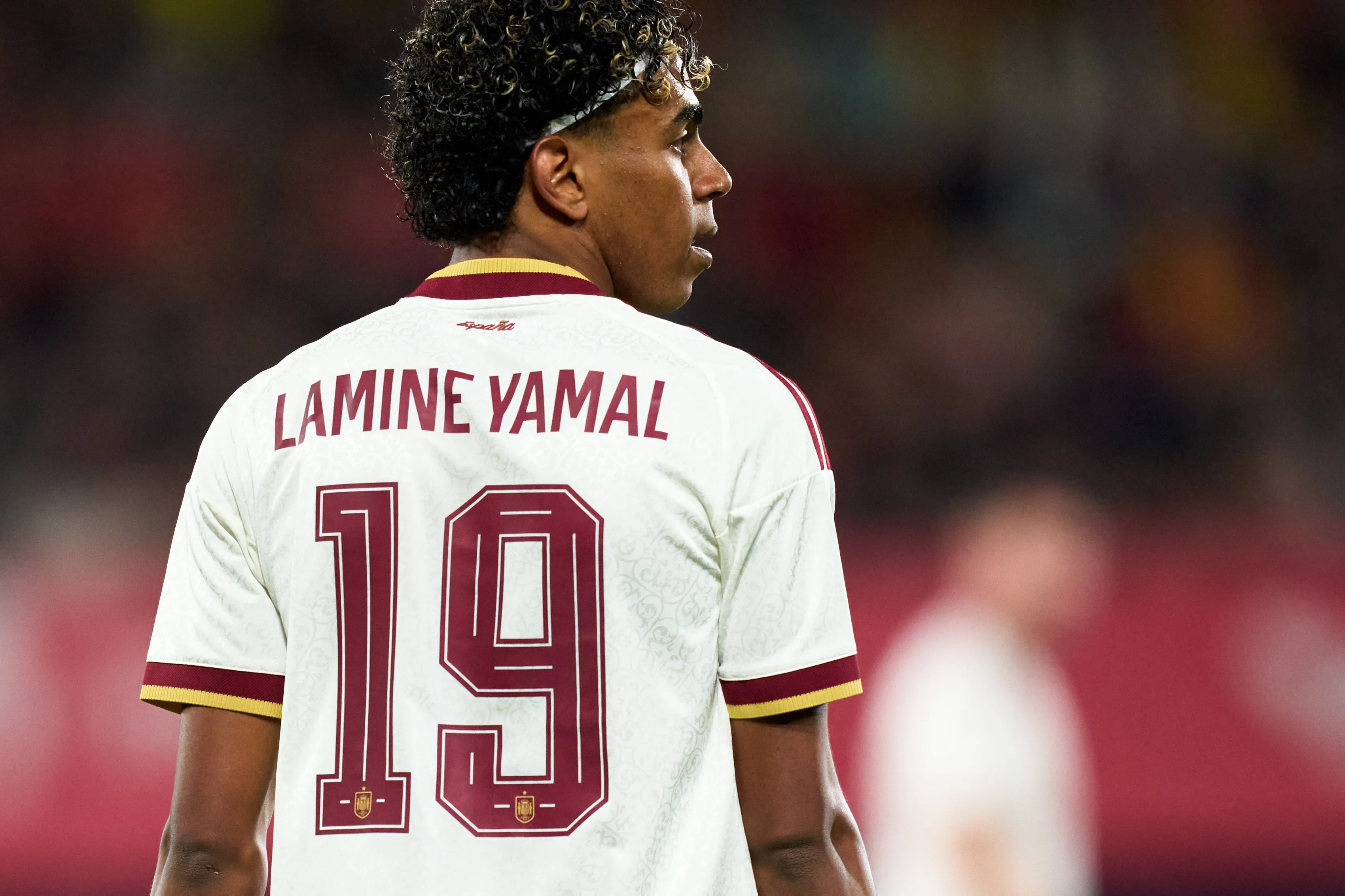 Lamine Yamal no usará la 10 del Barcelona en el Mundial con España y lo cambia por el 19. Foto: Getty Images.