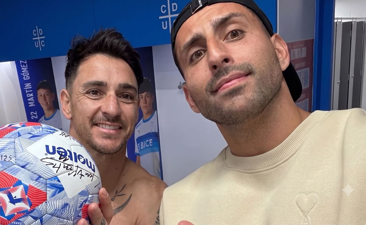 Zampedri quiere a Maripán en Católica: el especial pedido del goleador al defensa tras triplete