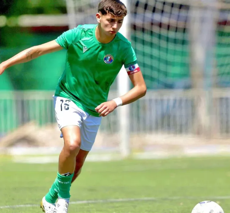 Martín Huamán es el capitán de la Sub 18 de Audax Italiano.