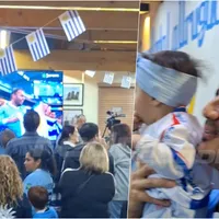 El delantero del fútbol chileno alentó a Uruguay en el Mundial
