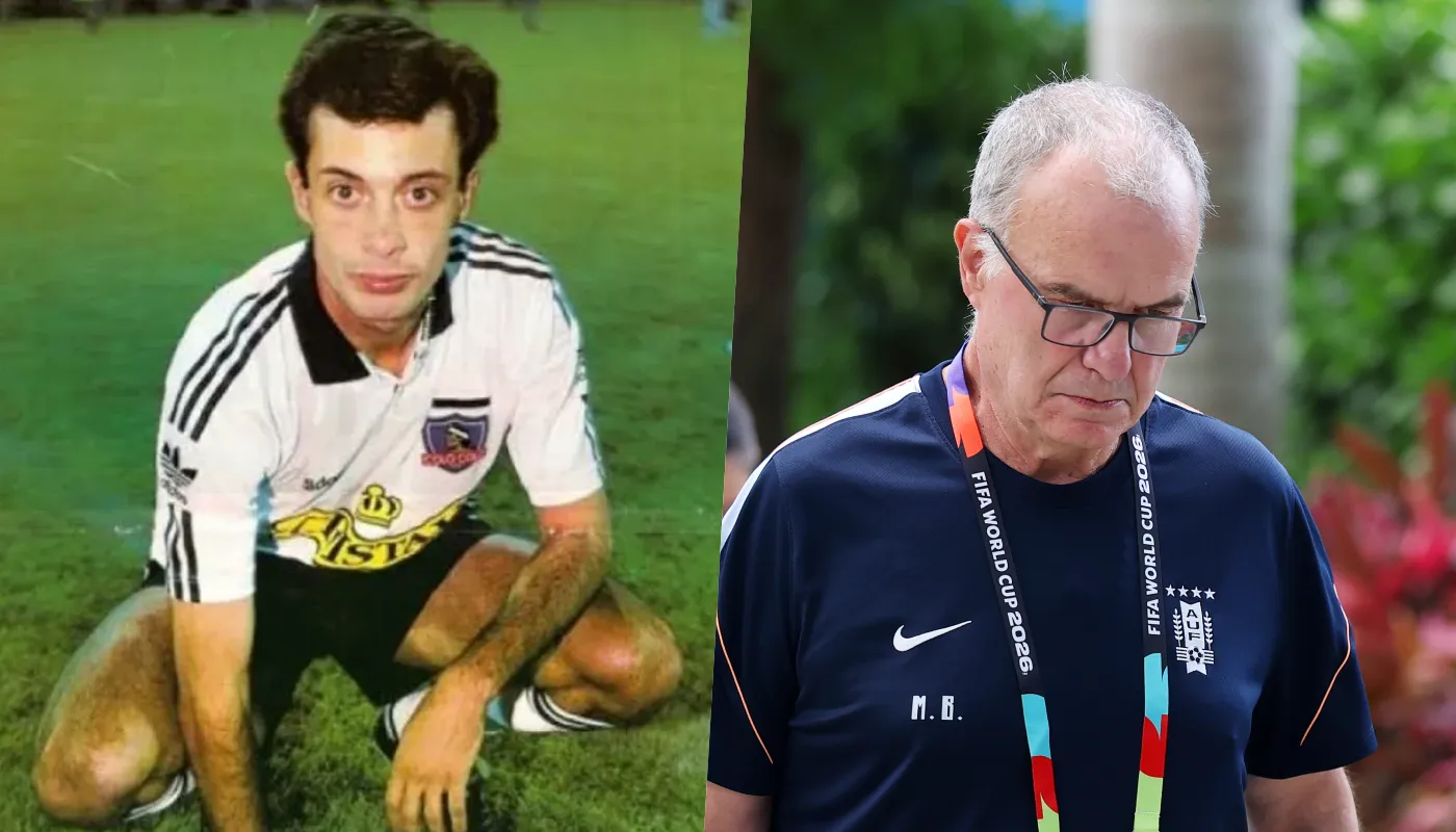 Fracchia lapidario con la selección charrúa.