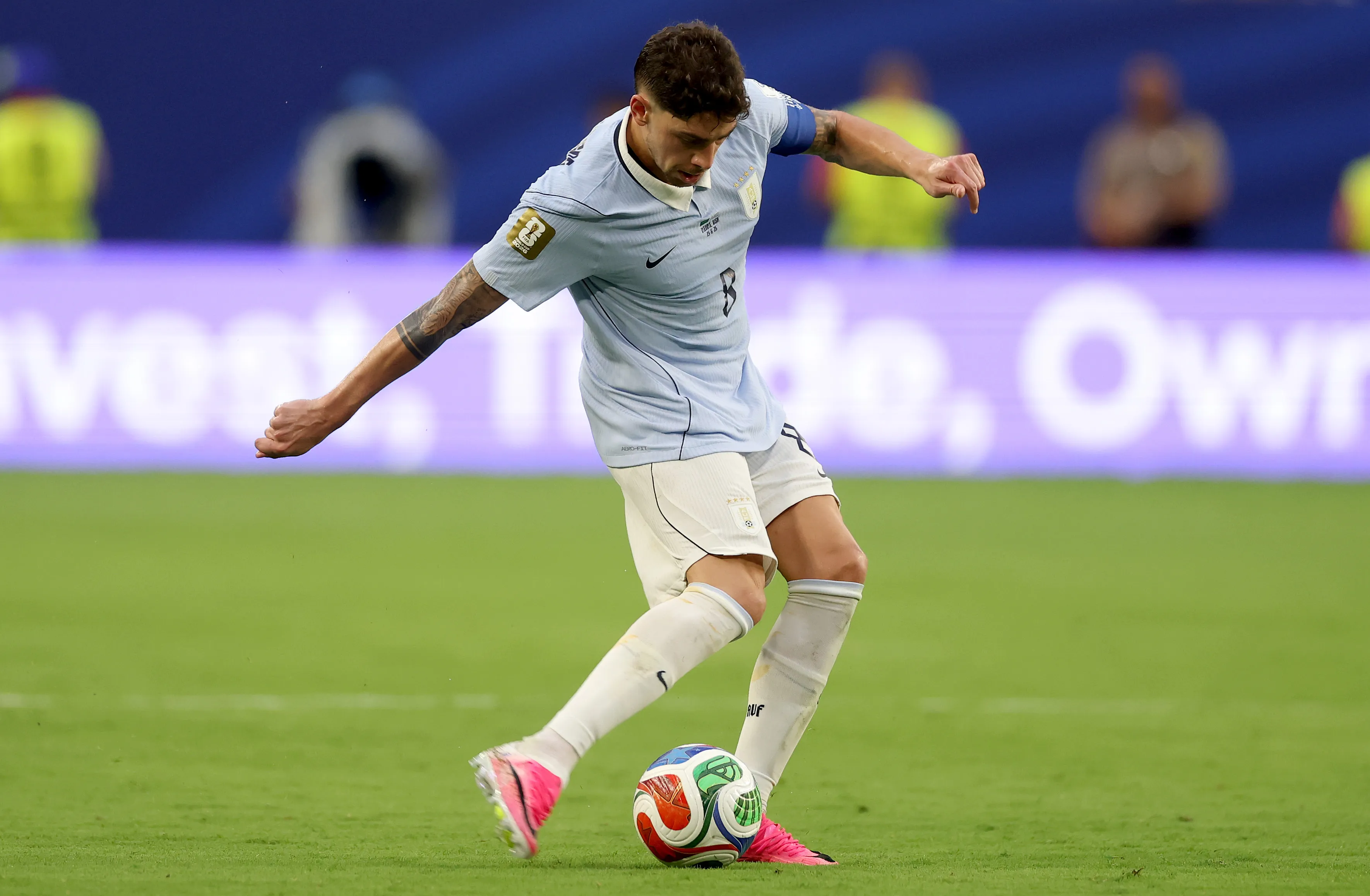 Federico Valverde fue el líder de Uruguay ante Arabia Saudita. (Photo by Lars Baron/Getty Images)