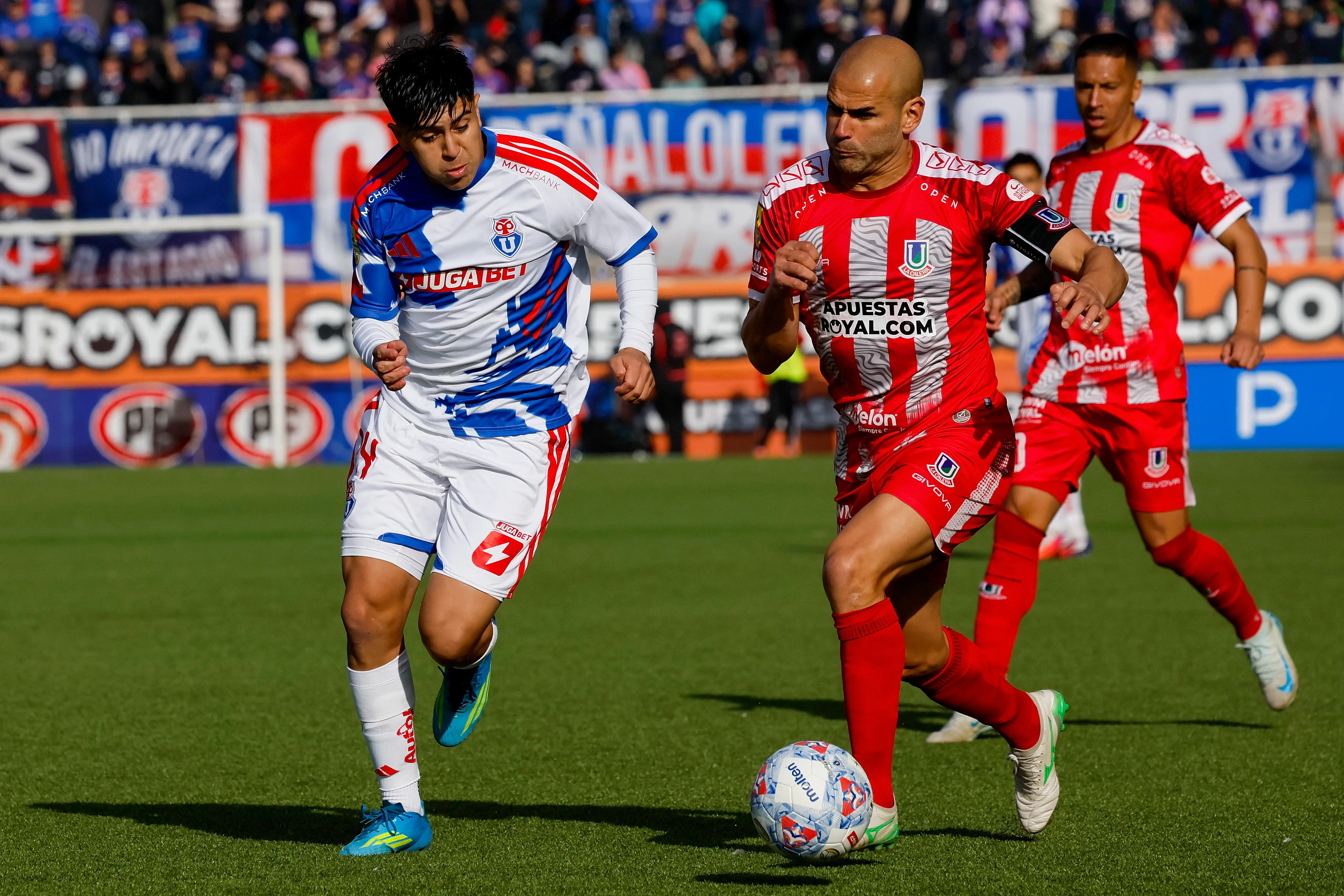 La U empató 2-2 ante La Calera en su último partido. Foto: Andrés Pina/Photosport