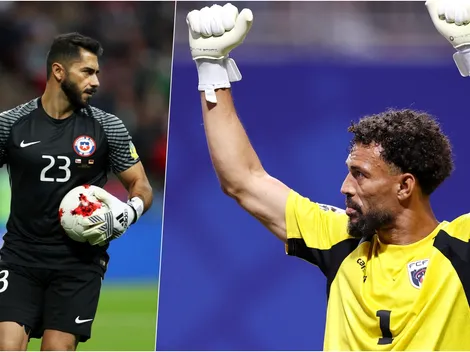 Johnny Herrera se saca los guantes por Vozinha