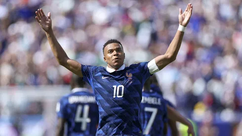 Mbappé anotó en su tercer Mundial en línea.