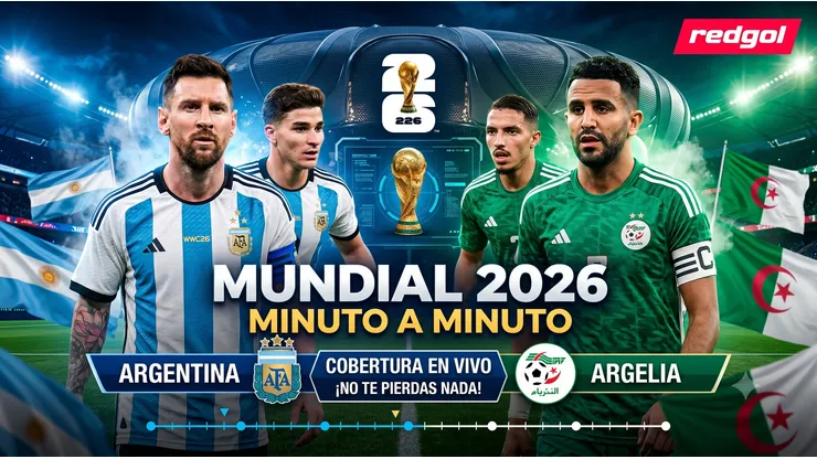 Argentina y Argelia se enfrentan en el Mundial.