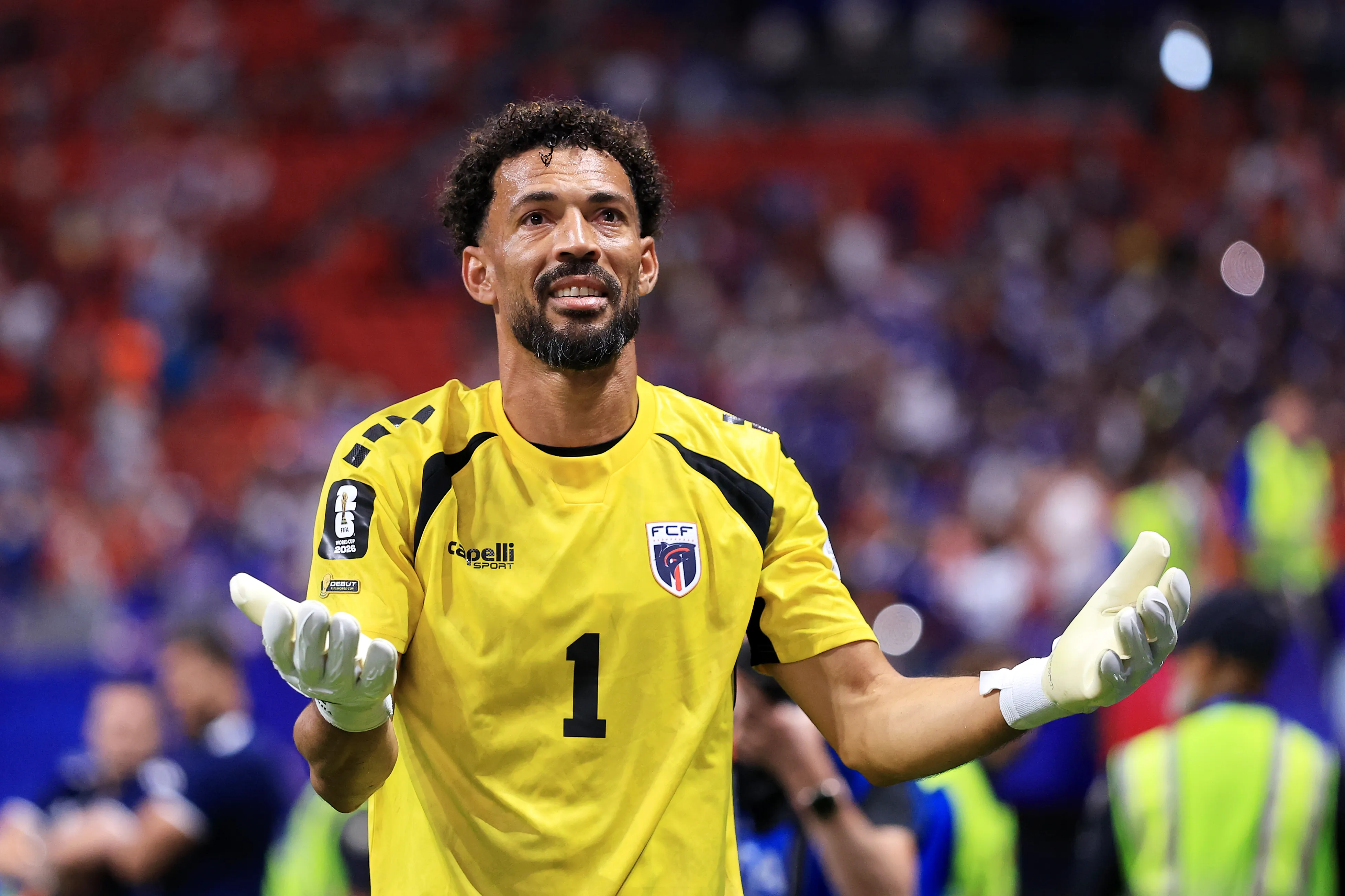 Vozinha sabe que tuvo un partido espectacular ante los españoles. (Buda Mendes/Getty Images).