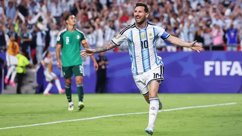 Lionel Messi marcó un triplete para el triunfo de Argentina ante Argelia.