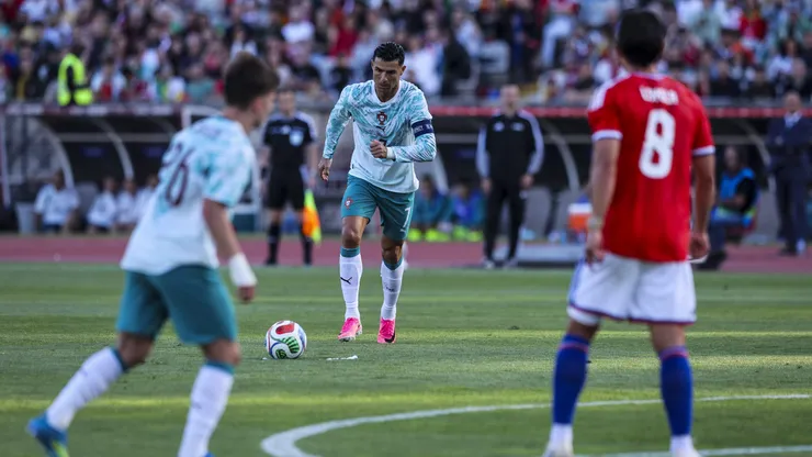 Cristiano Ronaldo se preparó para el Mundial contra Chile.