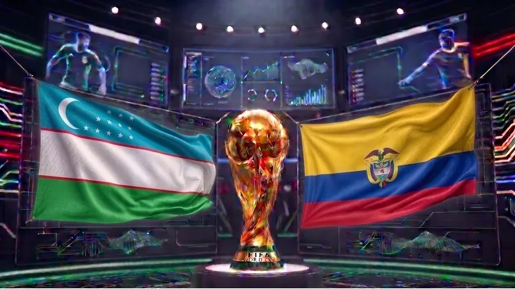 Uzbekistán enfrenta a Colombia por el Grupo K del Mundial 2026.