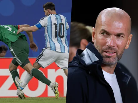 Zidane dice lo que muchos piensan del planchazo de Messi: "Es una..."