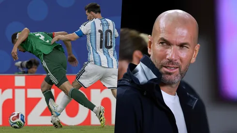 Zidane abordó el feo planchazo que pegó Messi.