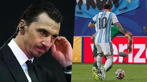 Zlatan defendió a Messi tras su duro planchazo.