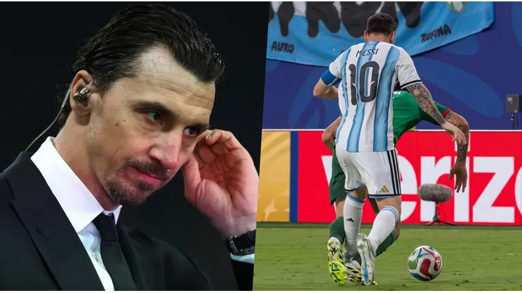 Zlatan defendió a Messi tras su duro planchazo.