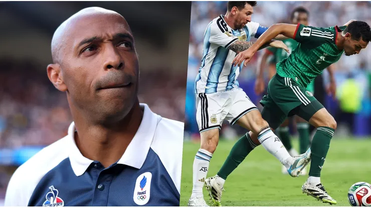 Henry defendió a Messi tras su fuerte planchazo.