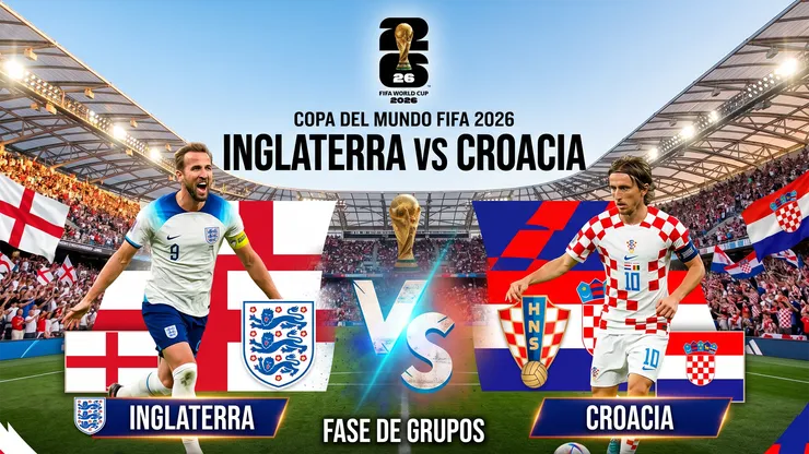 Duelo de europeos: debutan Inglaterra y Croacia.