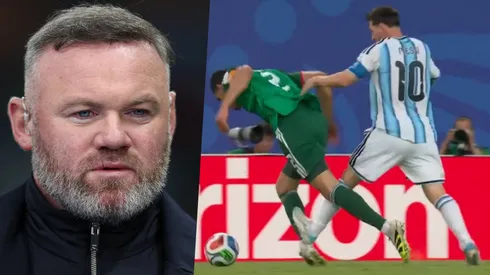 Rooney defendió a Messi tras su polémica falta ante Argelia.