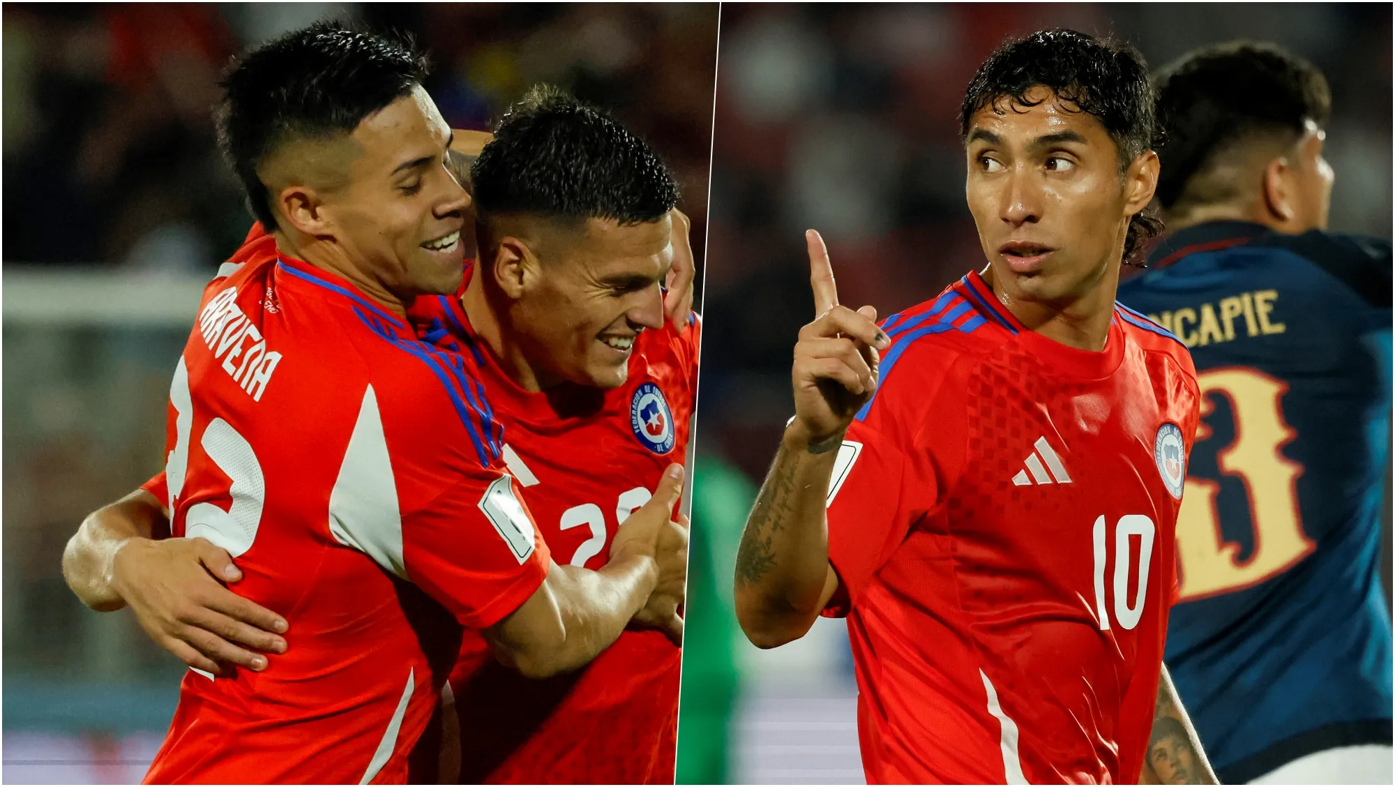 Alexander Aravena y Luciano Cabral son los elegidos por la IA como los refuerzos ideales para Colo Colo. Foto: Photosport.