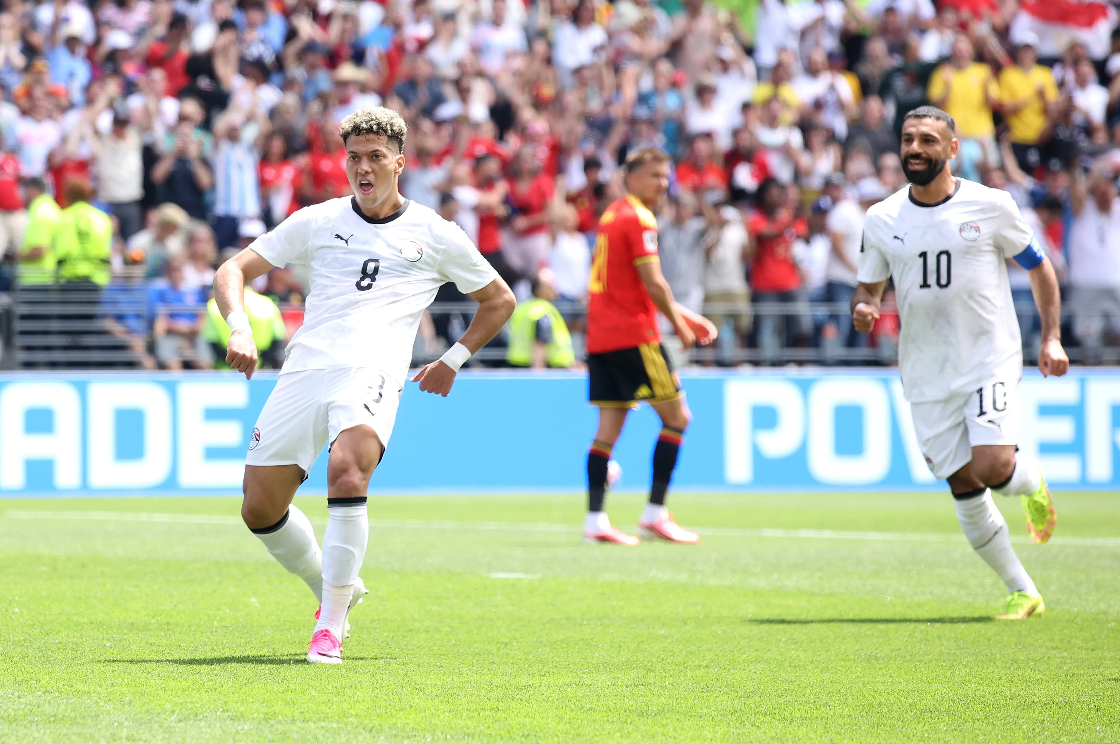 Emam Ashour anotó un golazo ante Bélgica y mostró que los africanos no dependen únicamente de Mohamed Salah para hacer daño arriba | Getty Images