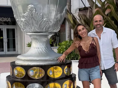 Con su esposa y la Copa América: Reaparece Jadue en el Mundial