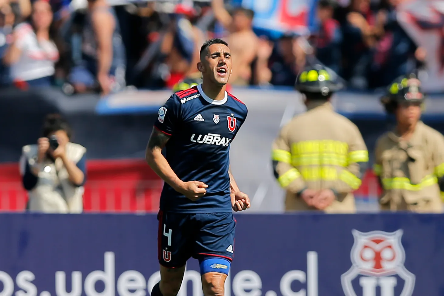 Osvaldo González es un referente de Universidad de Chile. Imagen: Photosport