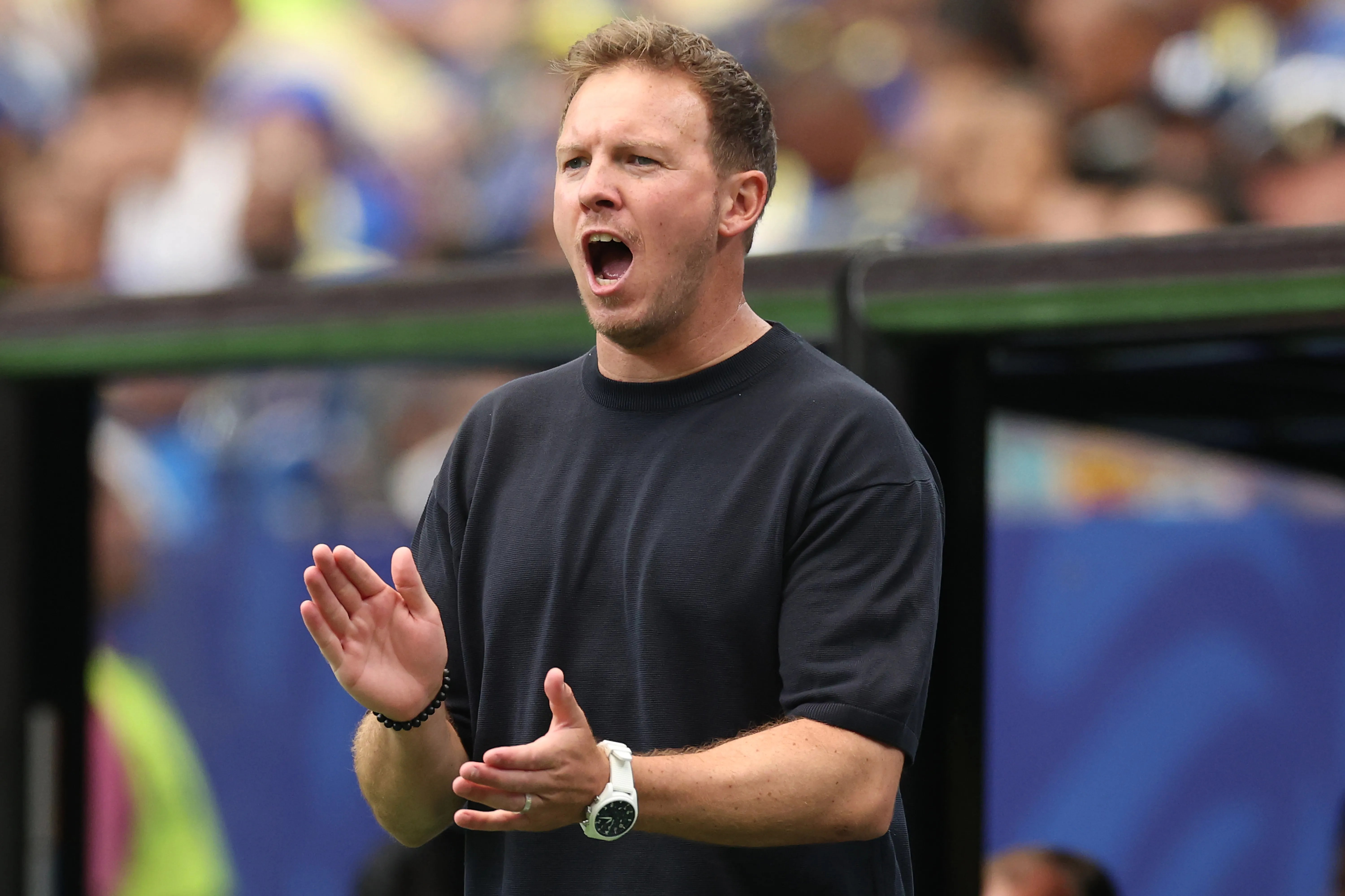 Julian Nagelsmann se cambió cuatro veces de prenda en el duelo ante Curazao | Getty Images