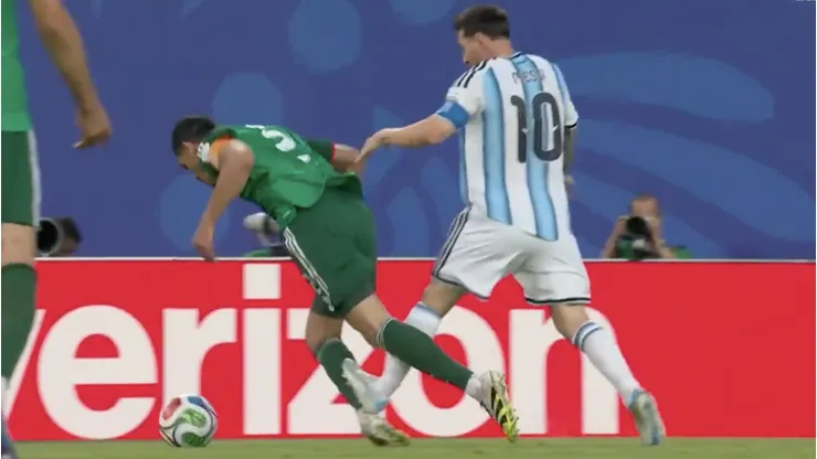 Esta fue la polémica de Messi