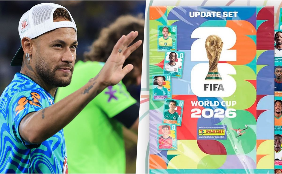 Neymar en el álbum del Mundial 2026: cómo comprar el Set de Actualización