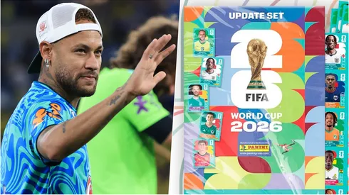 Neymar ya tiene su lámina en el álbum del Mundial