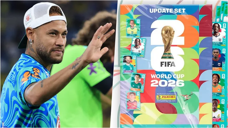 Neymar ya tiene su lámina en el álbum del Mundial