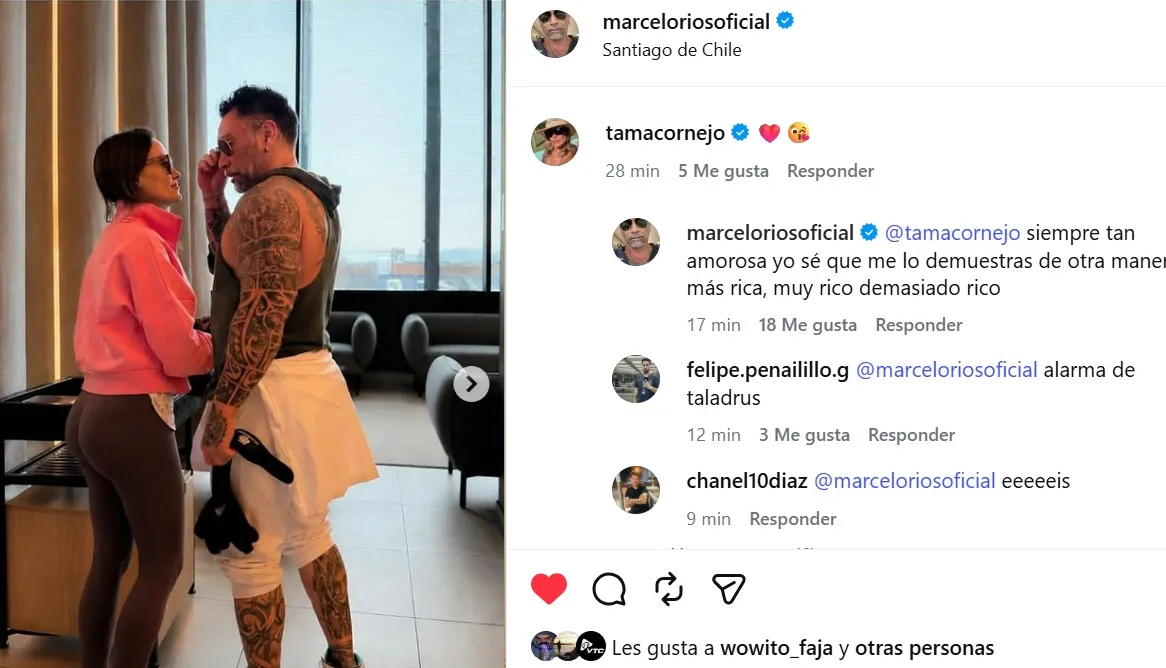 La respuesta del Chino Ríos a su novia