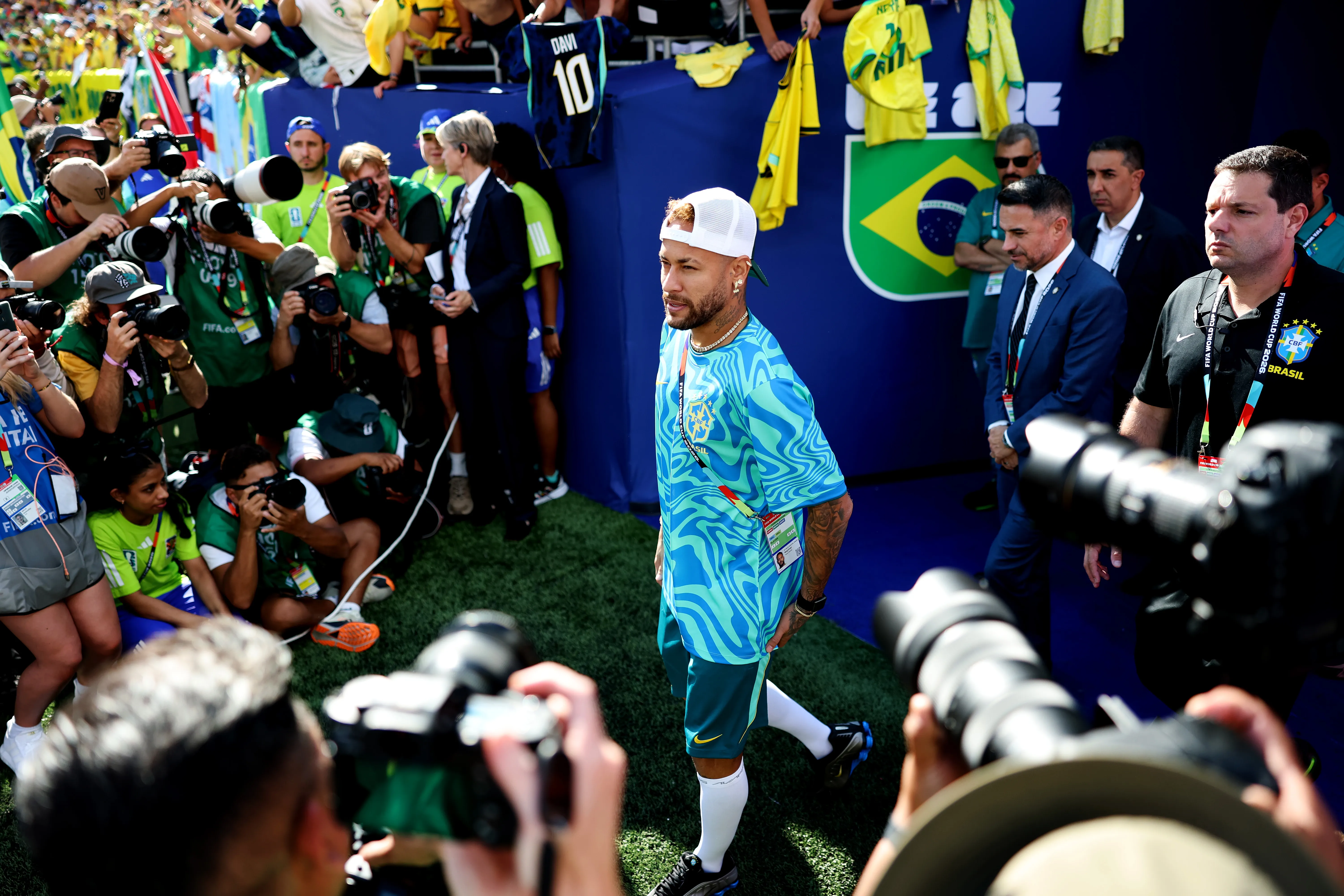 Neymar se perderá su segundo partido por lesión con Brasil en este Mundial 2026. | Foto: Getty Images.