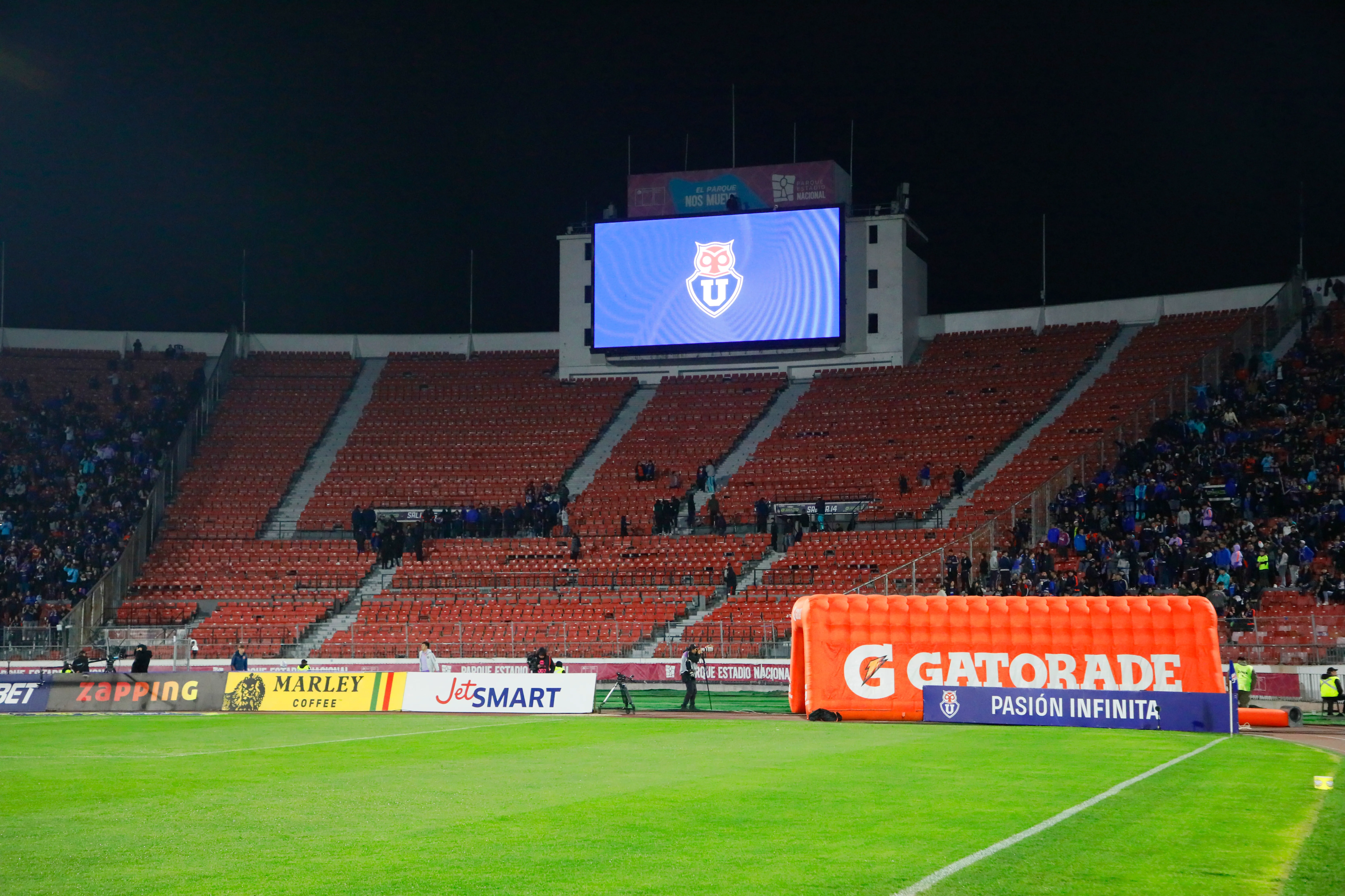 La triste imagen que se vio en el Estadio Nacional | Photosport