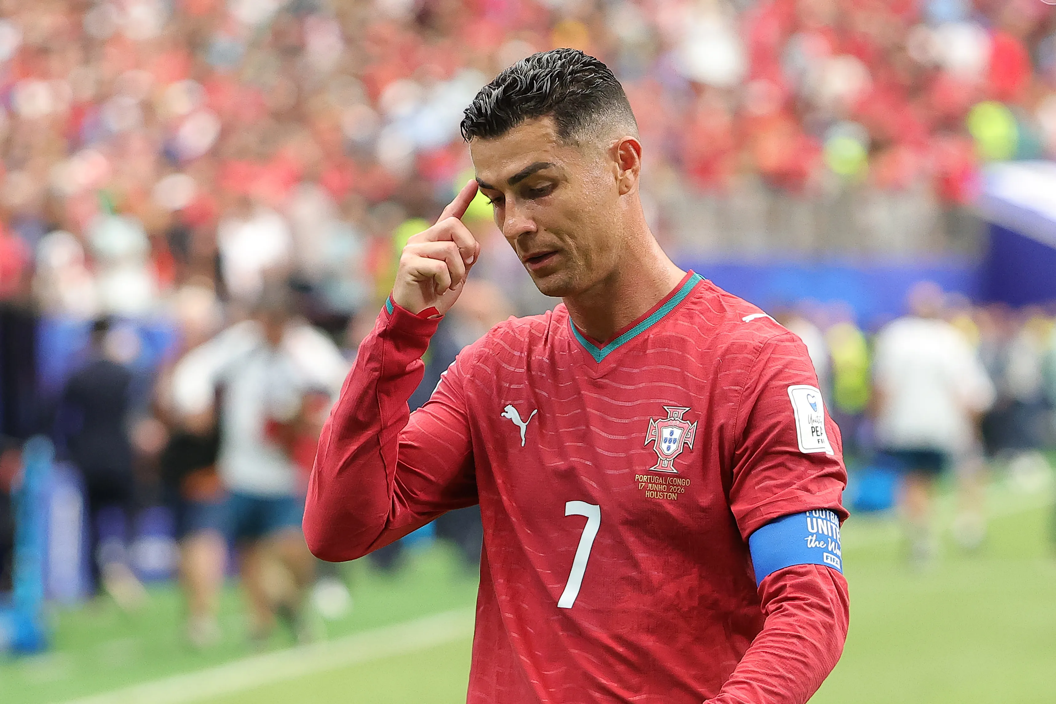 Cristiano Ronaldo y Portugal debutaron con un empate 1-1 ante Congo. (Alex Slitz/Getty Images).