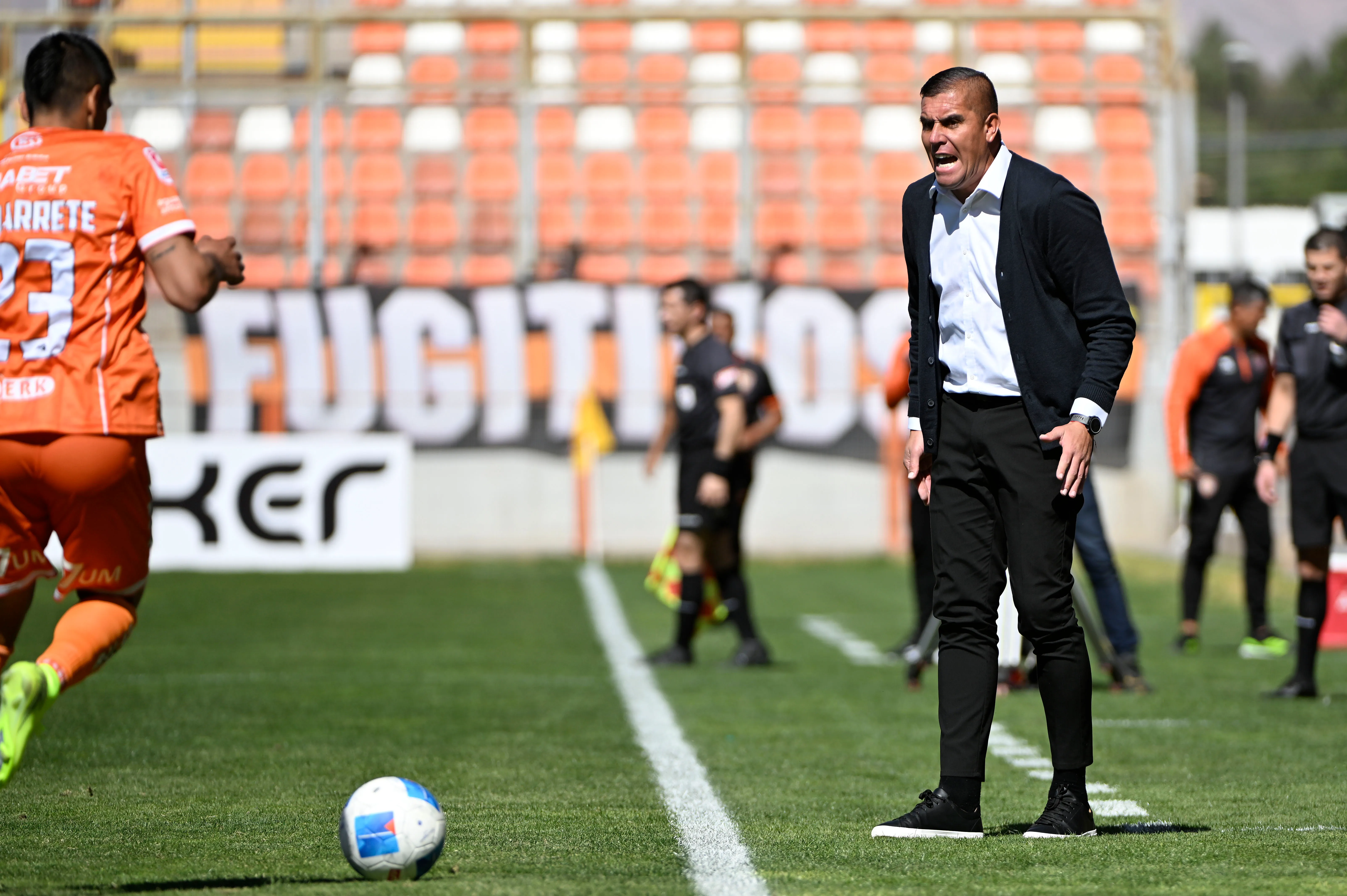 Cristian Febre en el estadio Zorros del Desierto. (Pedro Tapia/Photosport).