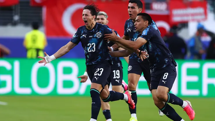 Matías Galarza fue la gran figura del triunfo de Paraguay.