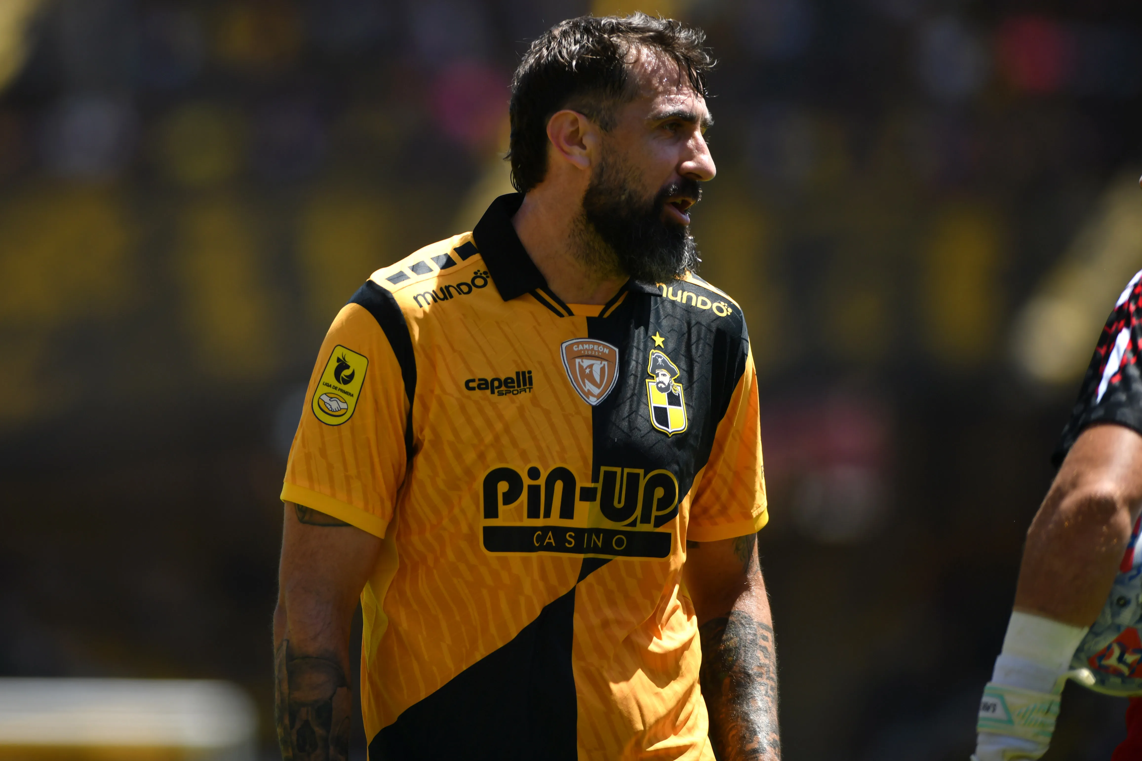 Lucas Pratto marcó uno de los goles de Coquimbo Unido ante Deportes Iquique. Foto: Alejandro Pizarro Ubilla/Photosport