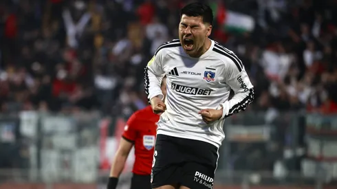 Tomás Alarcón celebró por Colo Colo en Copa Chile.