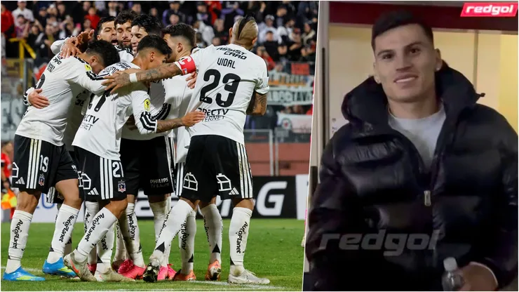 Lucas Cepeda celebró el triunfo de Colo Colo.